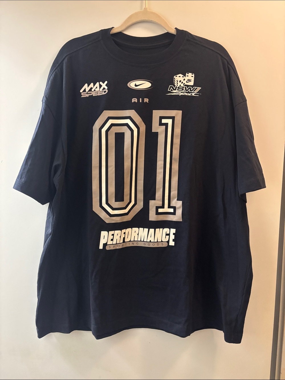 Nike Men's Black '01' Performance Graphic Tee
